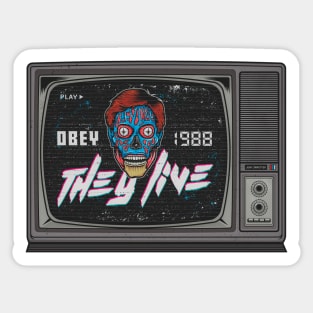 they live Sticker